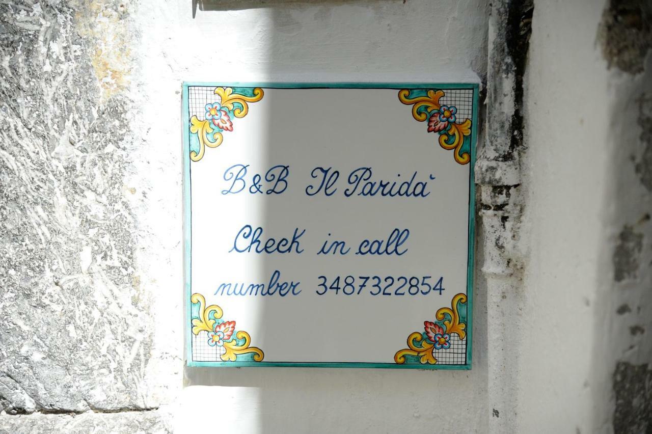 Bed and Breakfast Il Parida Amalfi Exterior foto